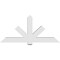 Ekena Millwork Kennewick Architectural Grade PVC Gable Bracket, 72"W x 33"H x 6"D x 6"F, 11/12 Pitch GBP072X33X0606KEN00 - alternate 3